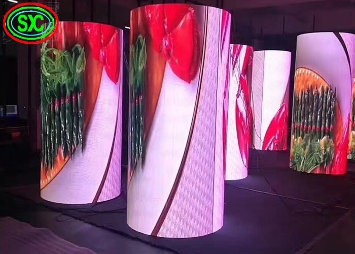 Ανθεκτικό ευέλικτο ευέλικτο σετ ταινιών LED οθόνη διαφήμιση τοίχος βίντεο SMD2525 1R1G1B Πίνακα σήμανσης