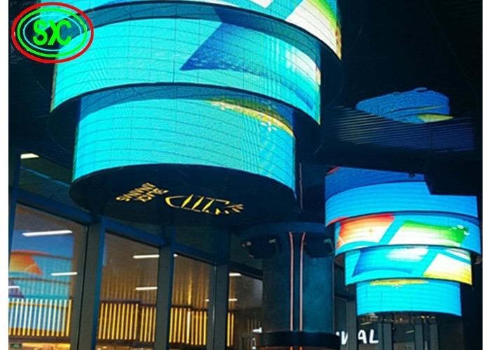 P4.81 Εξωτερική ευέλικτη LED αλουμινένια θήκη SMD2525 1R1G1B 5000 Nits φωτεινότητα
