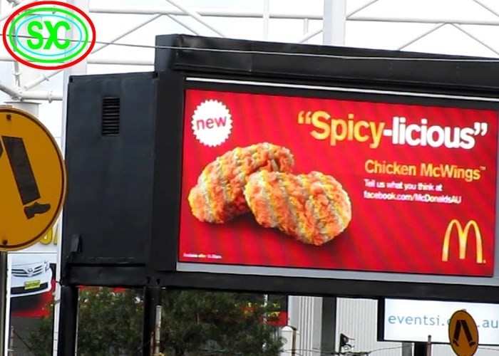 Εξωτερικές οθόνες υψηλής φωτεινότητας P8 LED HD διαφημιστικές πινακίδες πλήρους χρώματος