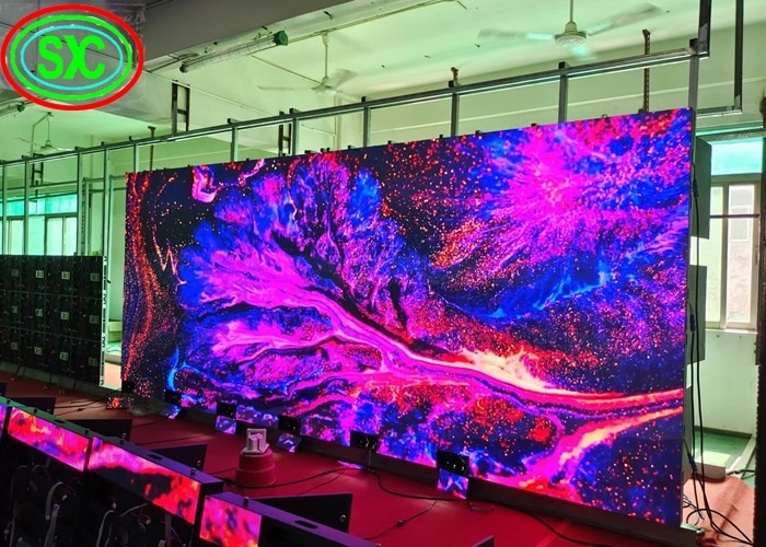 320*160mm Led Module GOB LED Display με 640*640MM Cabinet Size και υψηλή φωτεινότητα 1500 bit