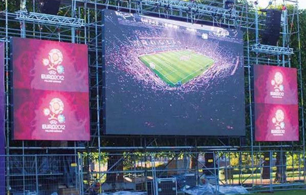 Διαφήμιση φωτεινότητα 6000k LED βίντεο πάνελ 1r1g1b 10mm Pixel pitch LED βίντεο πάνελ