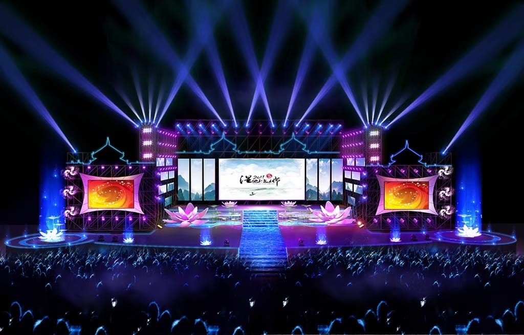 Εσωτερικές διαφημιστικές σκηνές οθόνες LED HD τοίχος βίντεο P3 εικονοστοιχίες Πίνακες υψηλής φωτεινότητας