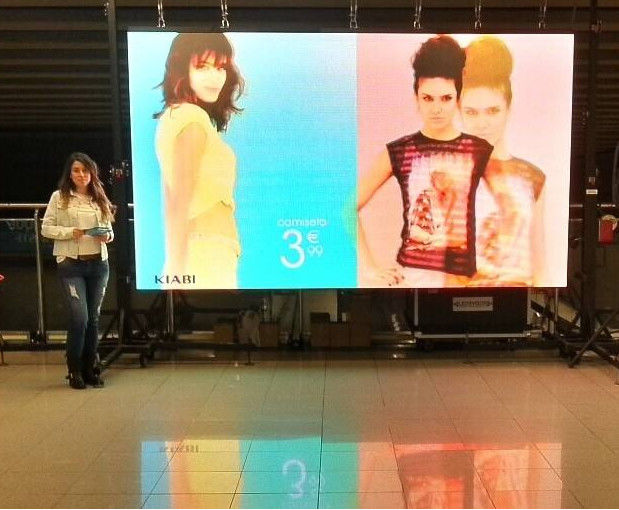 Ψηφιακή εσωτερική οδηγημένη επιτροπή επίδειξης P4 IP34 SMD 62500 γραφείο αργιλίου πυκνότητας