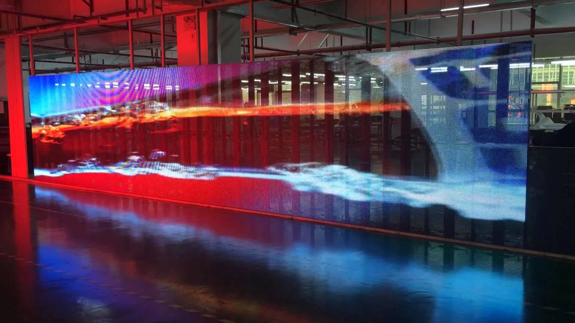 P3.91-7.82 Εσωτερική διαφανής οθόνη οθόνης LED SMD ενοικιαζόμενη οθόνη γυαλιού full color οθόνη LED