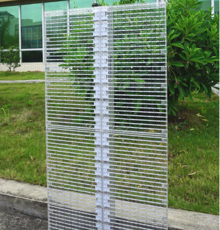 IP30 hd Indoor P5.21 Διαφανής οθόνη LED Πιξέλων πυκνότητα 36864 Dots / sqm διαφανής οθόνη βίντεο