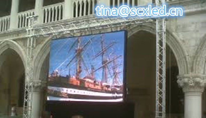 πλήρης χρώσης HD Led οθόνη Βίντεο τοίχος P3.91 εξωτερική αδιάβροχη υψηλή φωτεινότητα Για ενοικίαση εκδηλώσεων