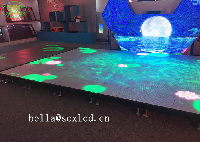 Εσωτερικός SMD3535 Sound Active Dj Led Disco Dance Floor Θερμός λευκός φακός