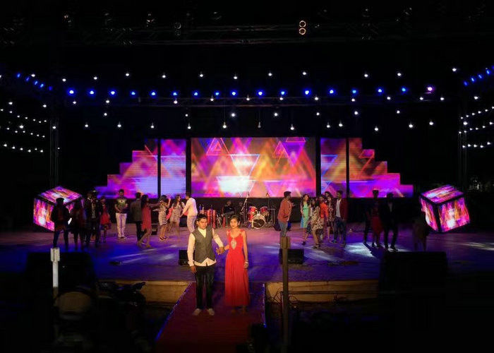 Τυποποιημένο ντουλάπι αλουμινίου SMD1515 P2.5 εσωτερική πλήρης χρωματική οθόνη διαδραστική πίστα χορού