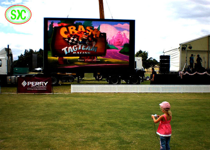 Οθόνη LED RGB πλήρους χρώματος IP65 αδιάβροχη με προσαρμοσμένο μέγεθος για υπαίθρια διαφήμιση