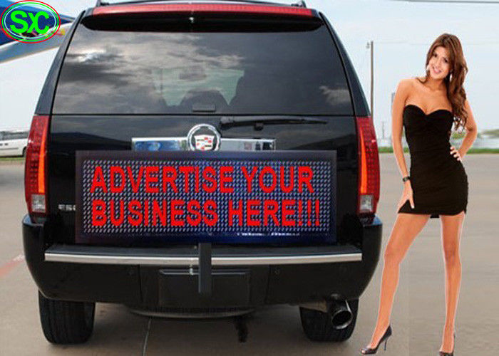 Επίδειξη σημαδιών των ενιαίων κόκκινων χρώματος οδηγήσεων αυτοκινήτων με την παροχή ηλεκτρικού ρεύματος Meanwell, υψηλό πίσω μέρος Defitination του αυτοκινήτου