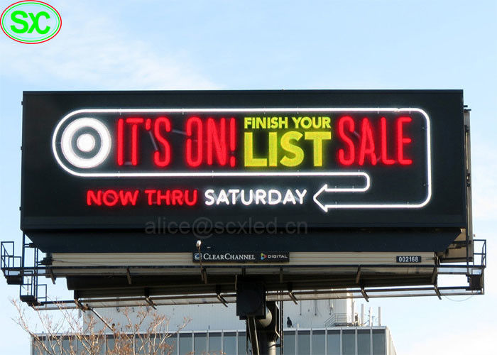 Εξαιρετικά λεπτό RGB P6 P8 IP65 οδήγησε τους πίνακες διαφημίσεων διαφήμισης με την εξουσιοδότηση 3-*Year