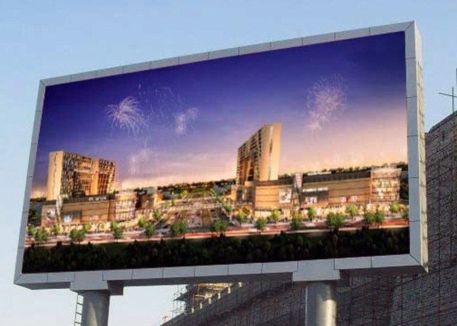 Billboard Εξωτερικό LED οθόνη βίντεο τοίχος P8 υψηλή φωτεινότητα πετάξτε το άλουμινίου πλήρη χρώμα LED οθόνη