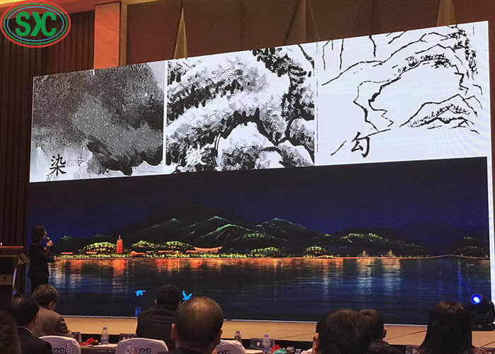 Επίσταρ εσωτερική πλήρης χρώσης διαφημιστική οθόνη P5 LED Die-Cast Aluminum Screen Βίντεο τοίχος, φωτεινότητα 2500 Nits