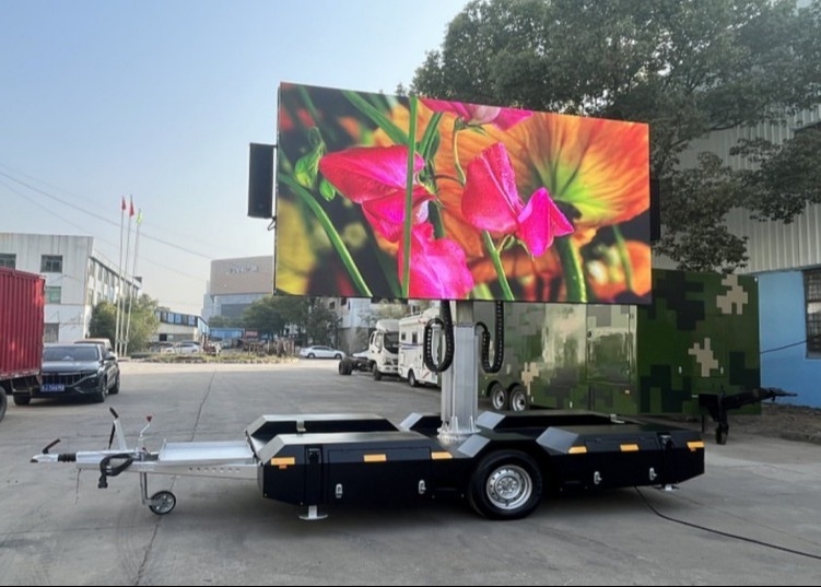 On-the-Move Advertising P3 Mobile Truck LED Display Screen with Truck-mounted Installation and High Refresh Frequency (Παρακολούθηση LED οθόνης με υψηλή συχνότητα ανανέωσης)