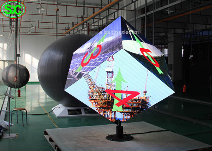 Εύκαμπτο του DJ των σκηνικών P5 οδηγήσεων επίδειξης RGB βίντεο Disco επιτροπών τρισδιάστατο για το θάλαμο