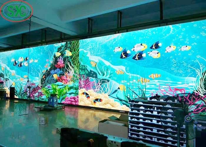 P6 Υψηλή φωτεινότητα πλήρης χρώσης SMD βίντεο LED οθόνης τοίχου 3 έτη εγγύηση