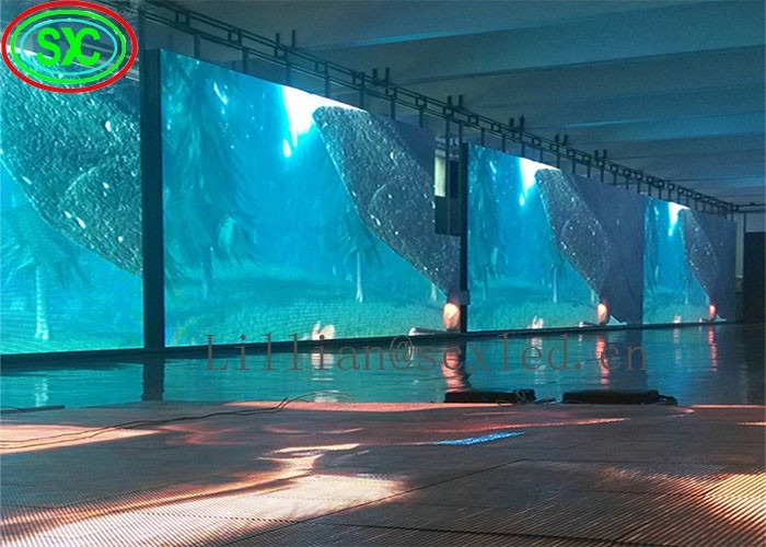 Προσαρμοσμένη οθόνη LED RGB Stage ενοικίαση 2200nits 256mm X 128mm Μέγεθος μονάδας