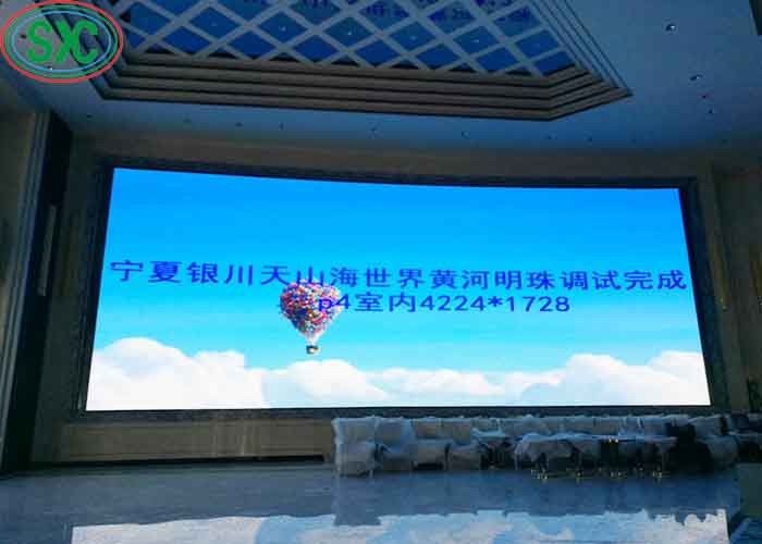 SMD2121 P4 Εσωτερικό RGB LED Σκηνή αλουμινίου πλήρους χρώματος οθόνης σταθερού σιδήρου και χάλυβα