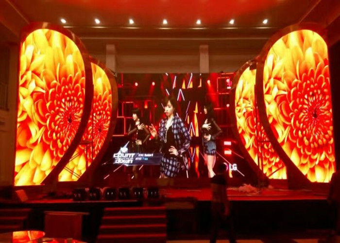 Διαφημιστική σκηνή LED οθόνες εσωτερικό HD τοίχος βίντεο 3mm Pixels υψηλή φωτεινότητα εμπορικό κέντρο