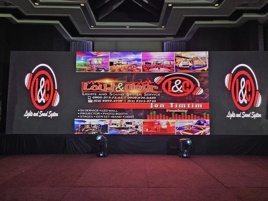 640000dots/m2 Δυσκολότητα Fine Pitch Led Display με πλήρες χρώμα σωλήνα chip και υλικό χύτευσης αλουμινίου καμπίνα