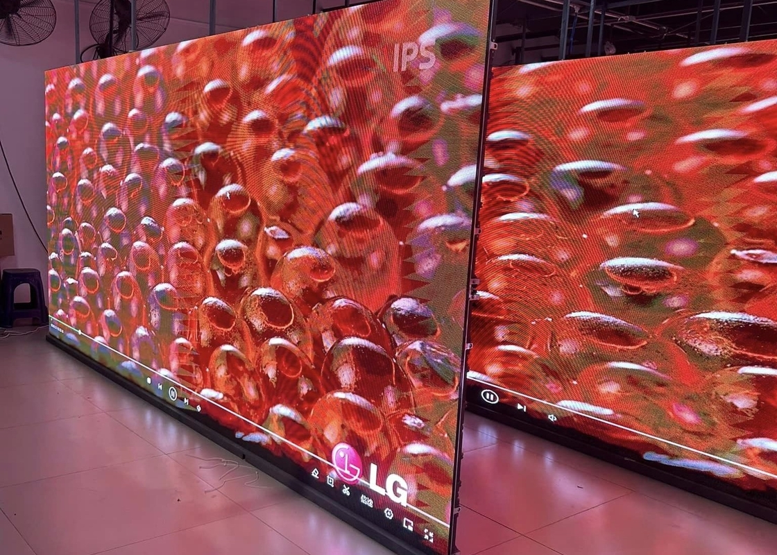Μίσθωση P3 RGB εξωτερική αδιάβροχη οθόνη διαφήμισης LED DC5V για στάδια και εμπορικά κέντρα