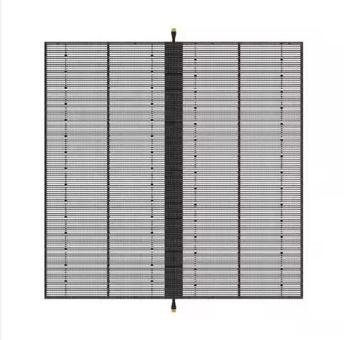 G3.91-7.82 Υπερτελής πλήρους χρώματος διαφανές τοίχωμα βίντεο SMD2525 IP54 Μακρά διάρκεια ζωής