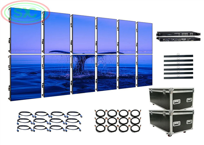 Πλήρες σύστημα οθόνης βίντεο LED P3.91 LED οθόνη 500mmx500mm σκηνικό σκηνικό εσωτερική οθόνη LED