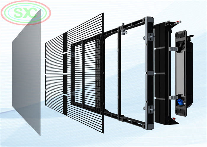 Μεγάλη διάρκεια ζωής 50.000 ωρών για διαφανή οθόνη LED κατάλληλη για κατασκευές και διαδραστικά μέσα