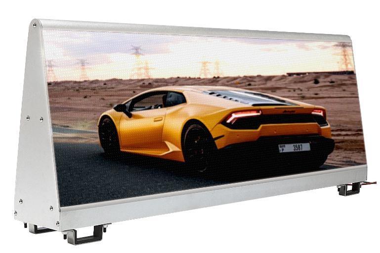 Προσαρμόσιμη οθόνη LED αυτοκινήτου με βήμα 5mm, διαμόρφωση 1R1G1B και λειτουργία εμφάνισης αριθμών