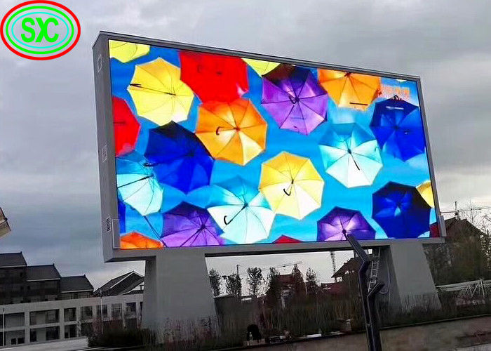 Διαφημιστική οθόνη LED P8 πλήρης έγχρωμη μονάδα 256*128mm 1/4 Σκανάρισμα εξωτερικού LED διαφημιστικού πάνελ