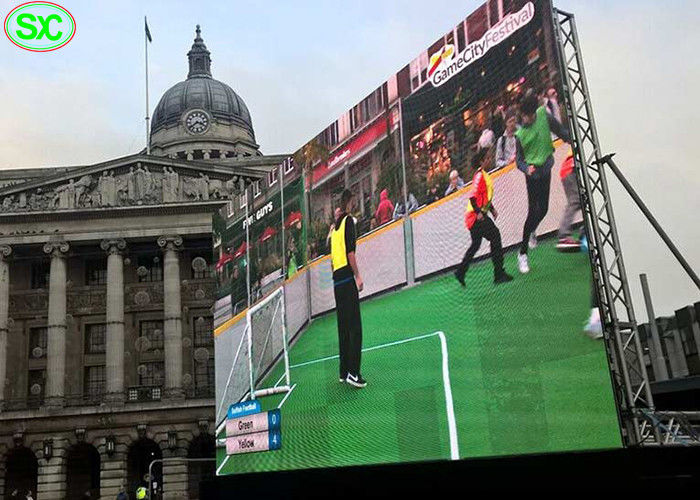 8mm εικονοκυττάρων υπαίθριο οδηγημένο σκηνικού υποβάθρου τσιπ Epistar οθονών κουρτινών αδιάβροχο