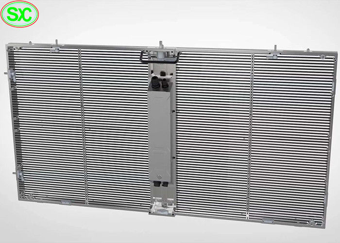 P5 οθόνη 6000 των RGB διαφανών οδηγήσεων παραθύρων γυαλιού τσιπ Cree φωτεινότητας ψειρών