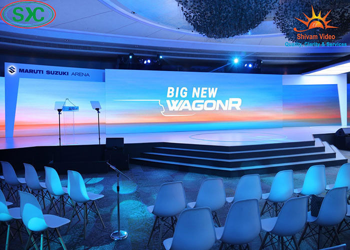 Εσωτερική/εξωτερική διαφήμιση καμπύλη οθόνη LED οθόνη IP34 3,91mm Pixel Pitch καμπύλη οθόνη LED