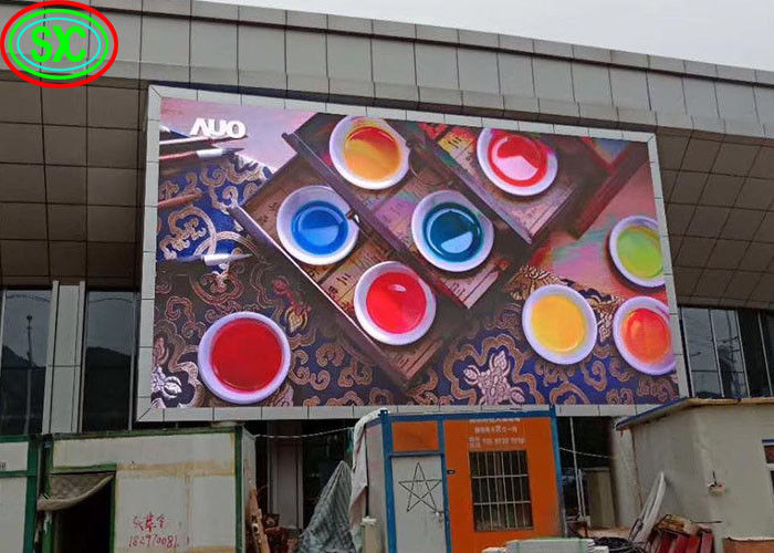 P6 Εξωτερική πλήρης χρώσης οθόνη LED Μεγάλη διαφημιστική οθόνη 1920Hz εσωτερική πλήρης χρώσης οθόνη LED