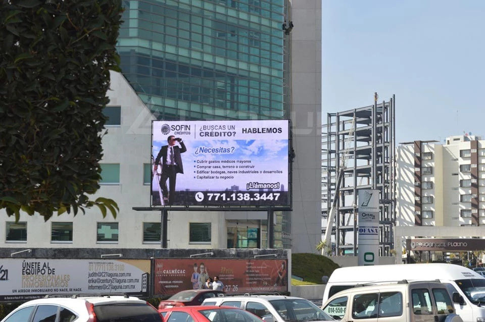 P10 Εξωτερική πλήρης χρώσης οθόνη ενοικίασης LED SMD2121 Φώτα LED 16-bit Βαθμοί κλίμακας γκρι