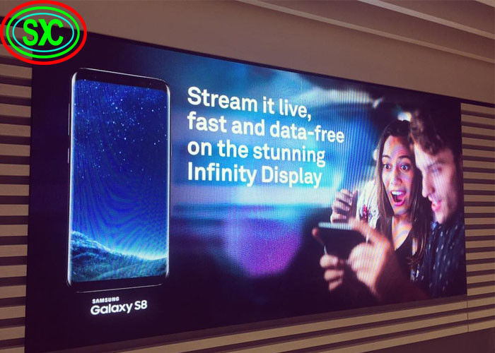 Ανθεκτική εσωτερική πλήρης χρωματική οθόνη LED P2.5 P3 P4 Για σκηνικό Φόντο εσωτερική οθόνη LED