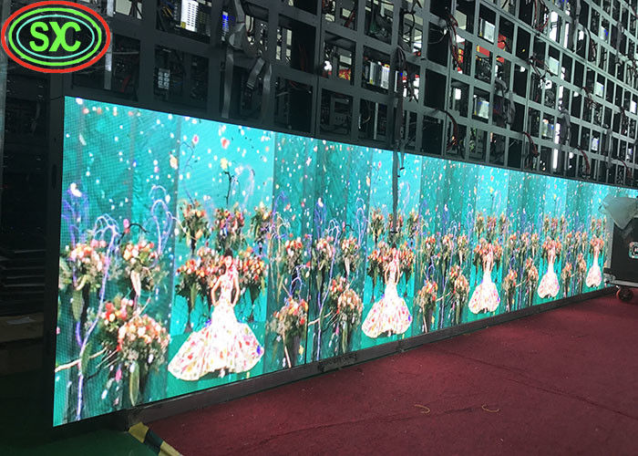 P2.5 Εσωτερική ενοικίαση 1R1G1B 3-In-1 LED οθόνη, εμπορικό κέντρο LED οθόνη βίντεο τοίχος