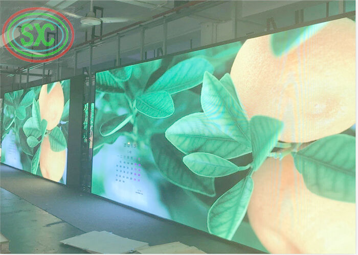 Υψηλή φωτεινότητα πλήρης χρώσης RGB P6 LED ενοικιαζόμενη οθόνη 960Mm X 960Mm εσωτερικό ντουλάπι