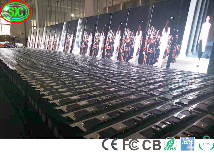 P3.91 6000nits Πυρόστερη οθόνη LED σκηνικής SMD2121 HUB Σύνδεση πλήρους χρώματος οθόνης LED