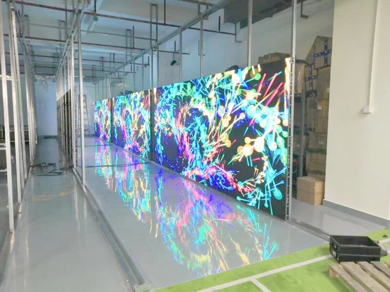 2000 cd/sqm φωτεινότητα Διαφανής οθόνη LED, πλήρης χρώματος διαφημιστικές πινακίδες LED
