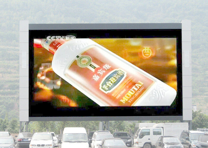 Πάνω P31.25 DIP Εξωτερική πλήρης χρώσης LED διαφημιστική οθόνη οθόνης 1R1G1B