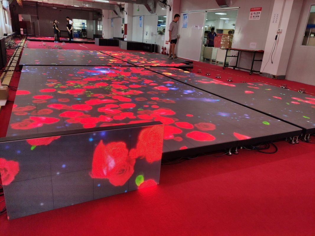 Πλήρες χρώμα P4.81 Indoor Disco Party Event Φορητό πάνελ ψυχαγωγίας LED πάνελ χώρου χορού