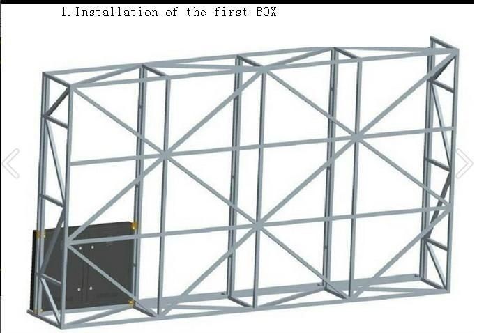 Υπαίθρια LED Διαφημιστική Πινακίδα P10 50000cd/㎡ Φωτεινότητα IP65 Αδιάβροχη