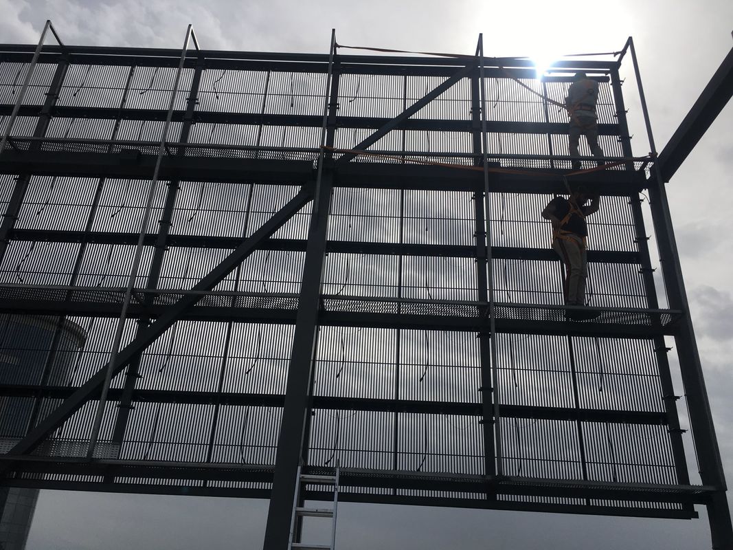 P3.91-7.82 Πλήρως χρωματική διαφανής οθόνη LED 1000x1000 mm γυάλινη οθόνη