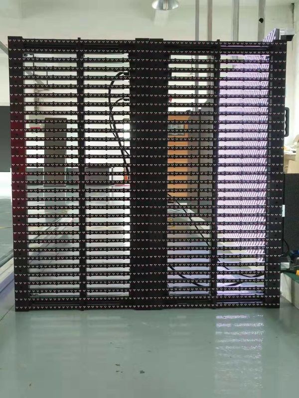 P3.91-7.82 Πλήρως χρωματική διαφανής οθόνη LED για τείχη γυάλινων κουρτίνων