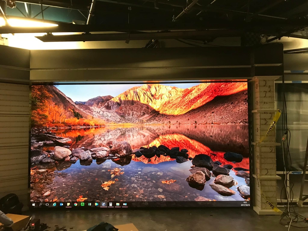 Εσωτερική οθόνη LED πλήρους χρώματος 512x512mm Σκηνή περαστικής πέψης Αλουμινίου Εικόνα Τείχος ενοικίασης διαφήμισης Πίνακα