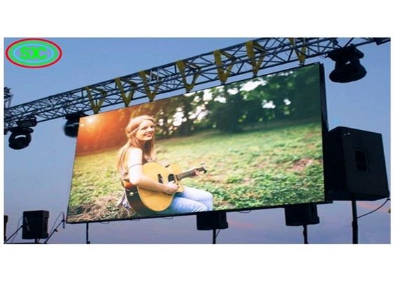Καλή τιμή P6 Εξωτερική οθόνη LED πλήρους χρώματος 6mm Pixel Pitch IP65 σε απευθείας σύνδεση