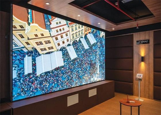 Καλή τιμή Πλήρης έγχρωμη οθόνη LED CCC εσωτερικού χώρου P1.667 με λειτουργία σάρωσης 1 / 30s σε απευθείας σύνδεση