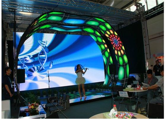 Καλή τιμή Π3.91 HD Πλήρης χρώμα RGBLED Αλουμινένια οθόνη υψηλής ανανέωσης 500*1000MM σε απευθείας σύνδεση
