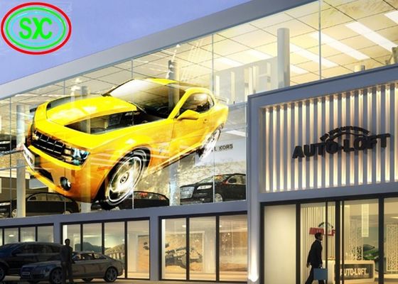 Ελαφριά διαφανής οθόνη LED 0.2KG/PC Μονάδα βάρους SMD2121 LED τύπου 6.2kg βάρος ντουλάπις